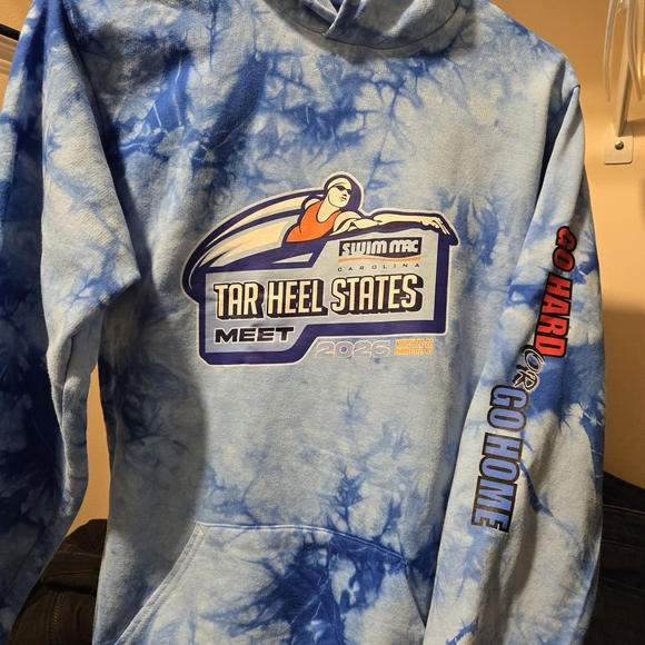 Other - Tar Heel States Meet 2025 Tie-Dye Hoodie Youth Large